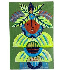 Laura Lashley's,  Signed & Numbered Woodblock Miniture, from "ARTOMAT", 3x2